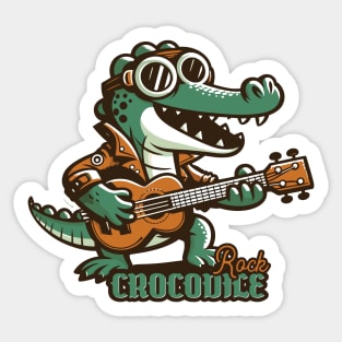 Crocodile Rock // Retro Music Fan Sticker